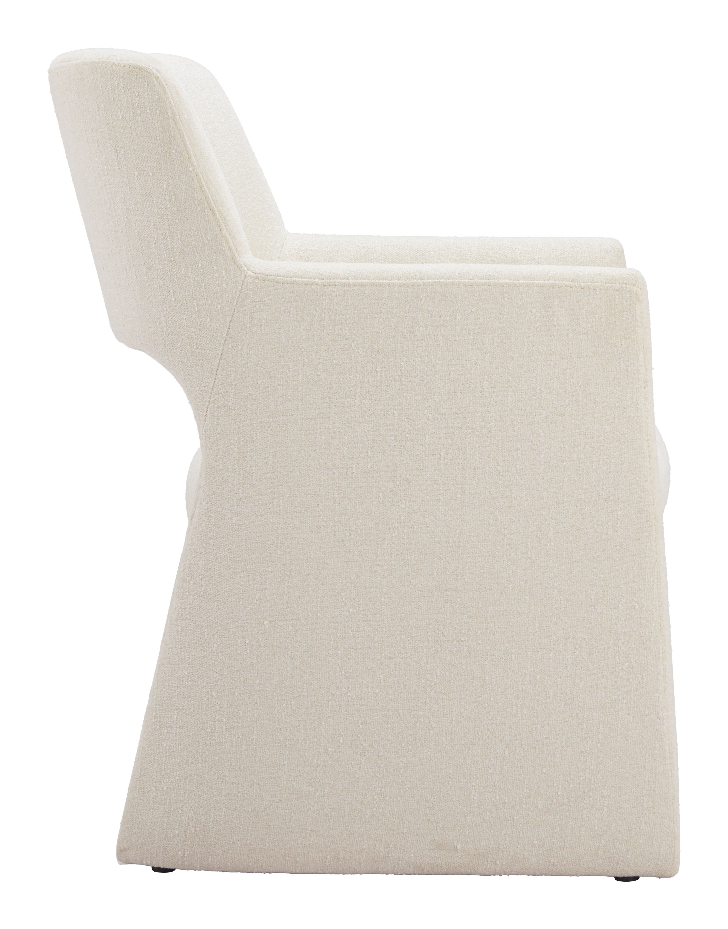 Minet Dining Chair Linen White product image