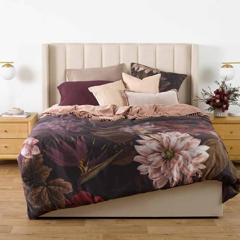 Lifestyle image of the  Isabella Bedhead from Forty Winks