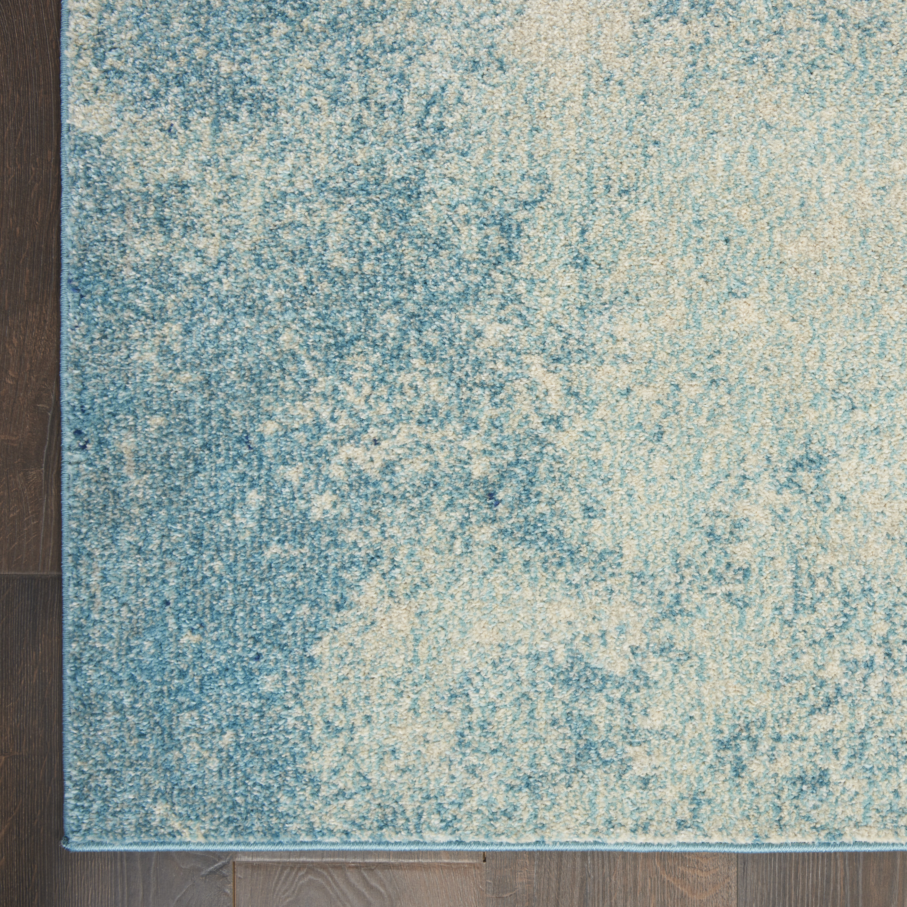 Nourison Passion 5'3" x 7'3" Navy Light Blue Modern Indoor Rug