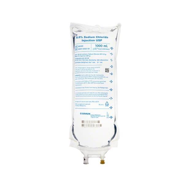 Sodium Chloride 0.9% 1000ml BG INJ