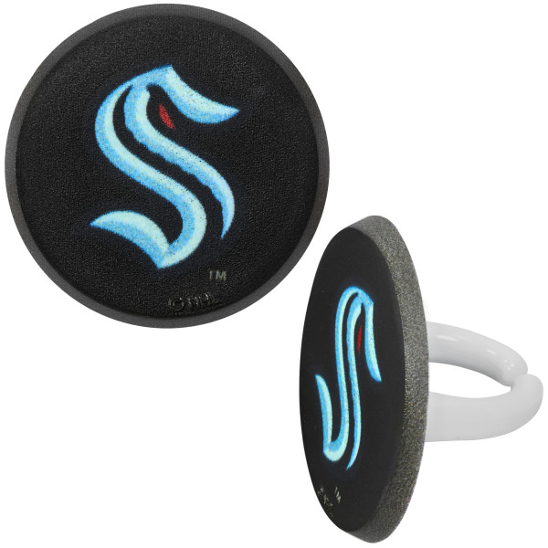 NHL® Team Puck Cupcake Rings