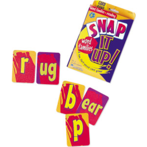 Snap it Up!&reg; Card Games, Phonics & Reading: Word Families
