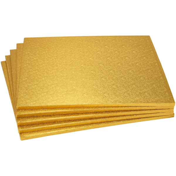 18" Square Gold Foil Cake Board