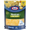 Kraft Mexican Style Four Cheese Finely Shredded Natural Cheese 8oz Bag