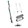Unger, Excella™, 16", Floor Cleaning Pocket Mop Kit with Offset Pole