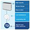 SCA465500, Tork,  T2 Mini Jumbo Roll Tissue Dispenser, Stainless Steel