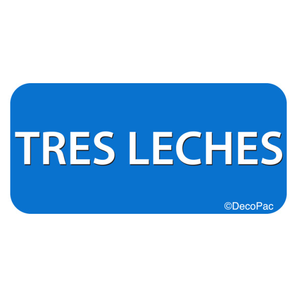 Tres Leches Promotional Label