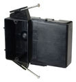 flexBOX Switch Box Polyvinyl Chloride New Work 1-Gang 1-3/4 in. D Angled Mid-Nail with (2) Bottom Mount Recessed Buttons
