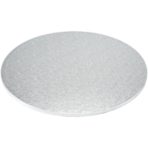 16" Round Silver Foil Cake Board