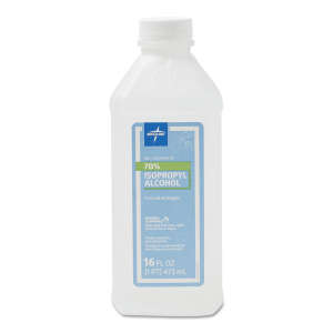 MLNMDS098003Z, Medline Industries,  Isopropyl Rubbing Alcohol,  16 fl oz Bottle