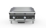 24-inch medium-duty flat-top gas griddle with thermostatic controls