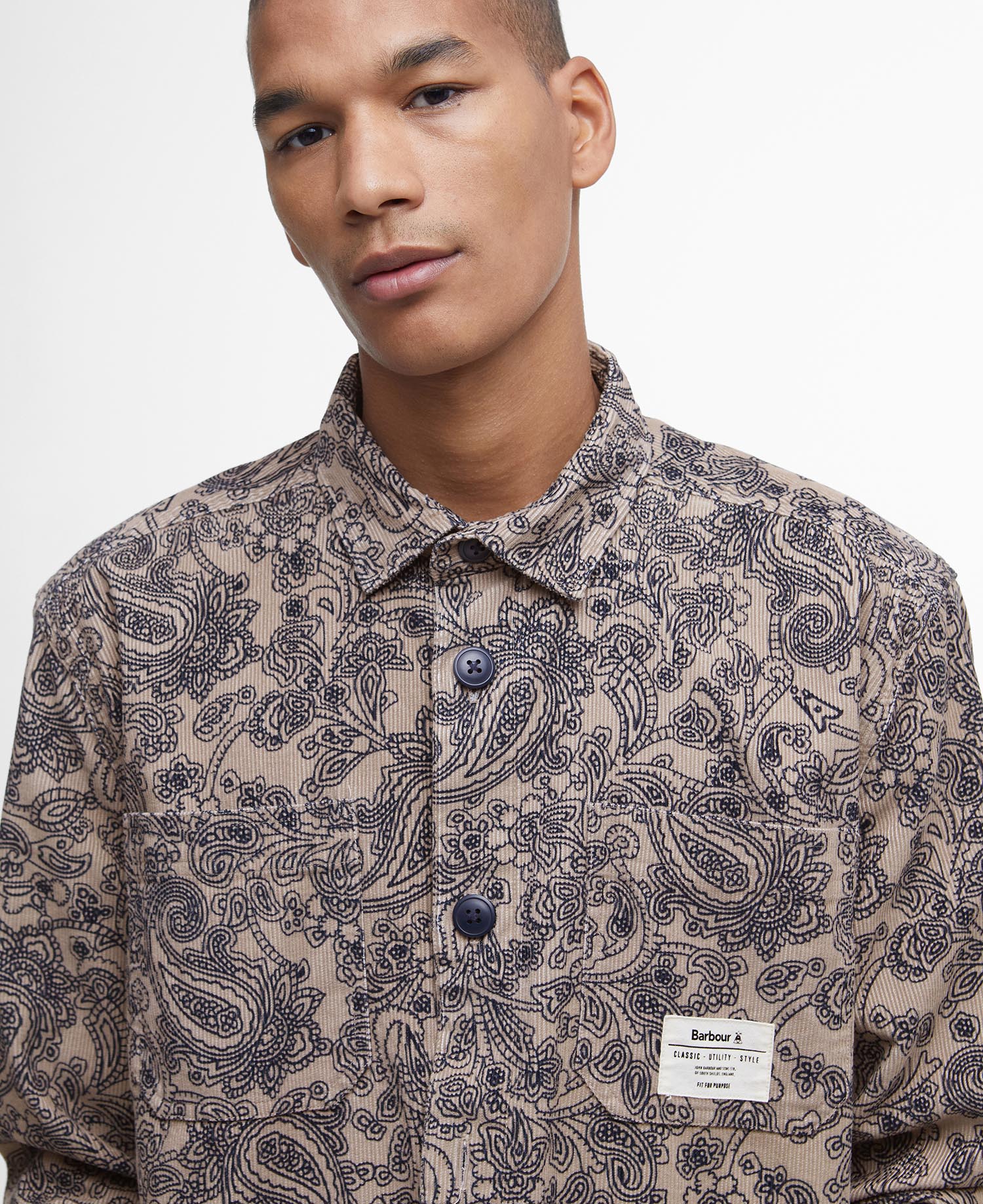Brignall Cord Overshirt image number 4