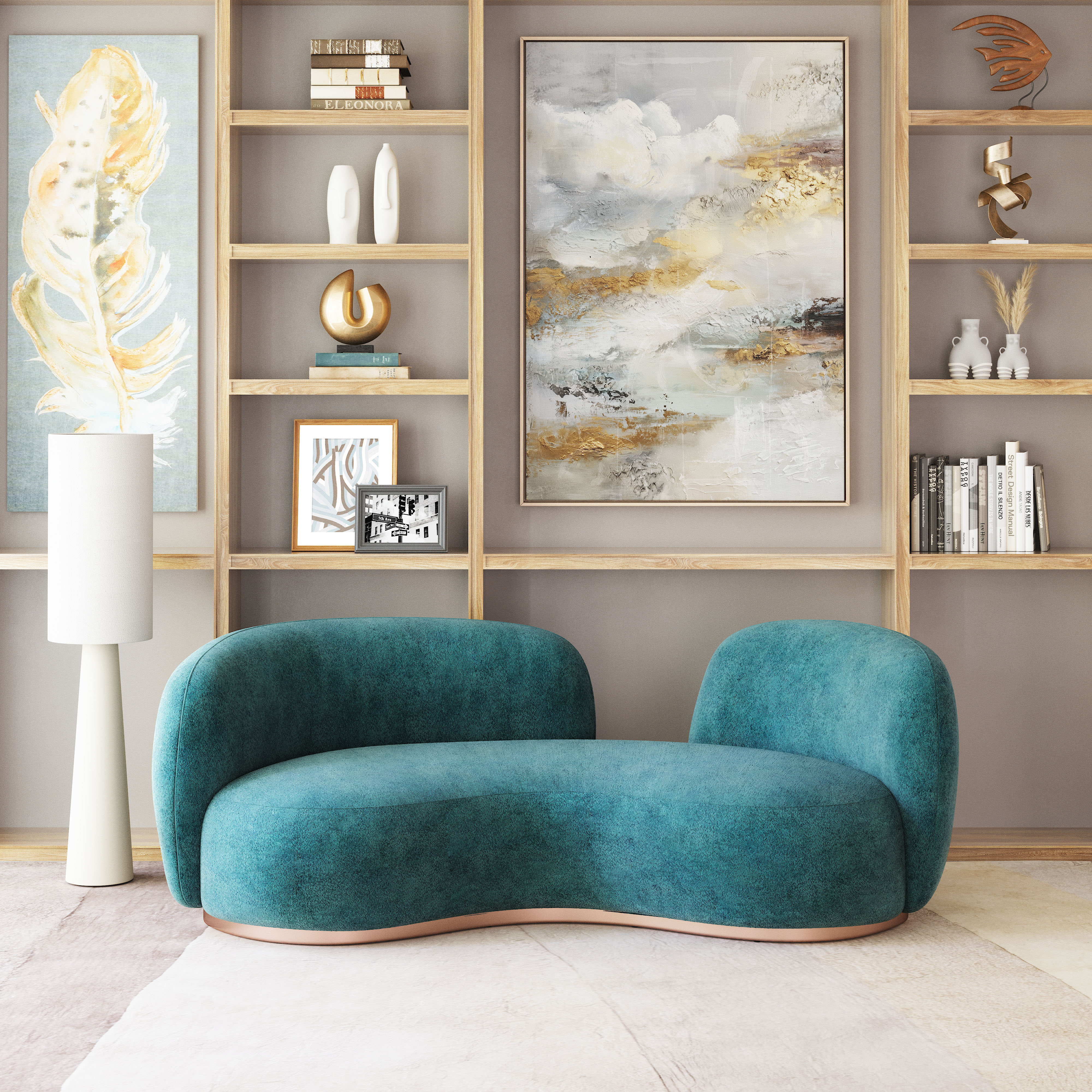 Jamela Sofa Teal product image