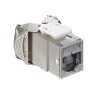 Atlas-X1™ QuickPort® Shielded Modular Jack Die-Cast Zinc Cat 6A 1-Port T568A/B Gray 1.31 x 0.90 x 0.64 in.