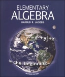 Elementary Algebra (Jacobs) Student Textbook (softcover)