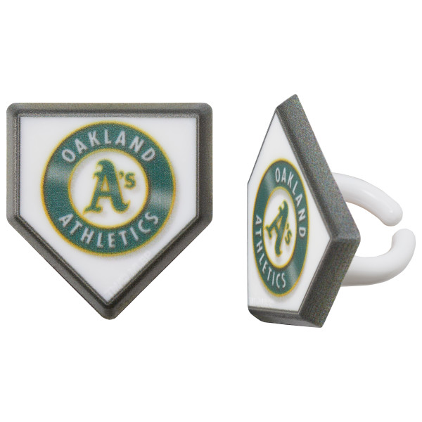 MLB® Home Plate Team Logo Cupcake Rings