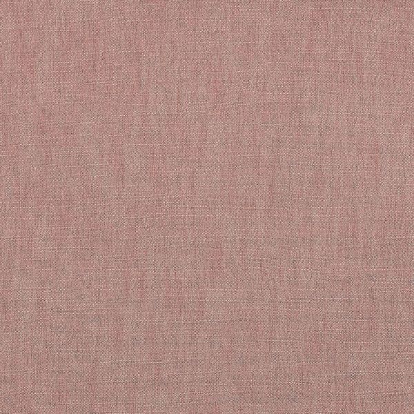 Dusty-rose woven linen fabric fills the frame, displaying a fine crosshatch weave; laid flat under soft, even lighting with no visible seams, edges, or additional objects.