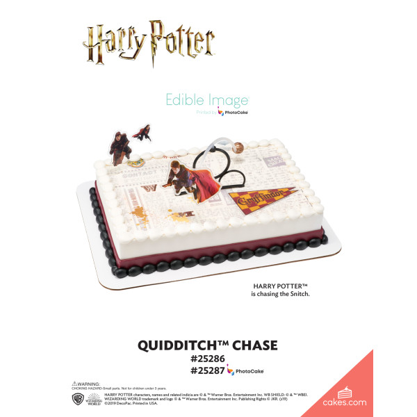 HARRY POTTER™ Quidditch™ Chase The Magic of Cakes® PhotoCake® Enhanced Background Page