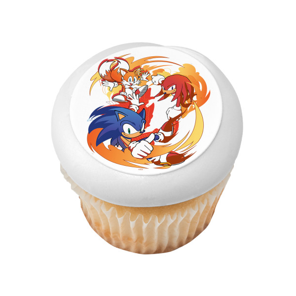 Sonic Gotta Go Fast PhotoCake® Edible Image®