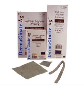 DermaGinate Ag™ Silver Alginate Dressing, 2 x 2 Inch