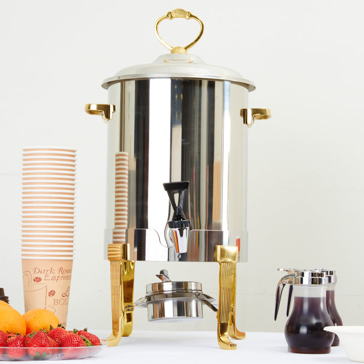 3-gallon. (11.4L) Coffee Urn with Classic Brass Trim