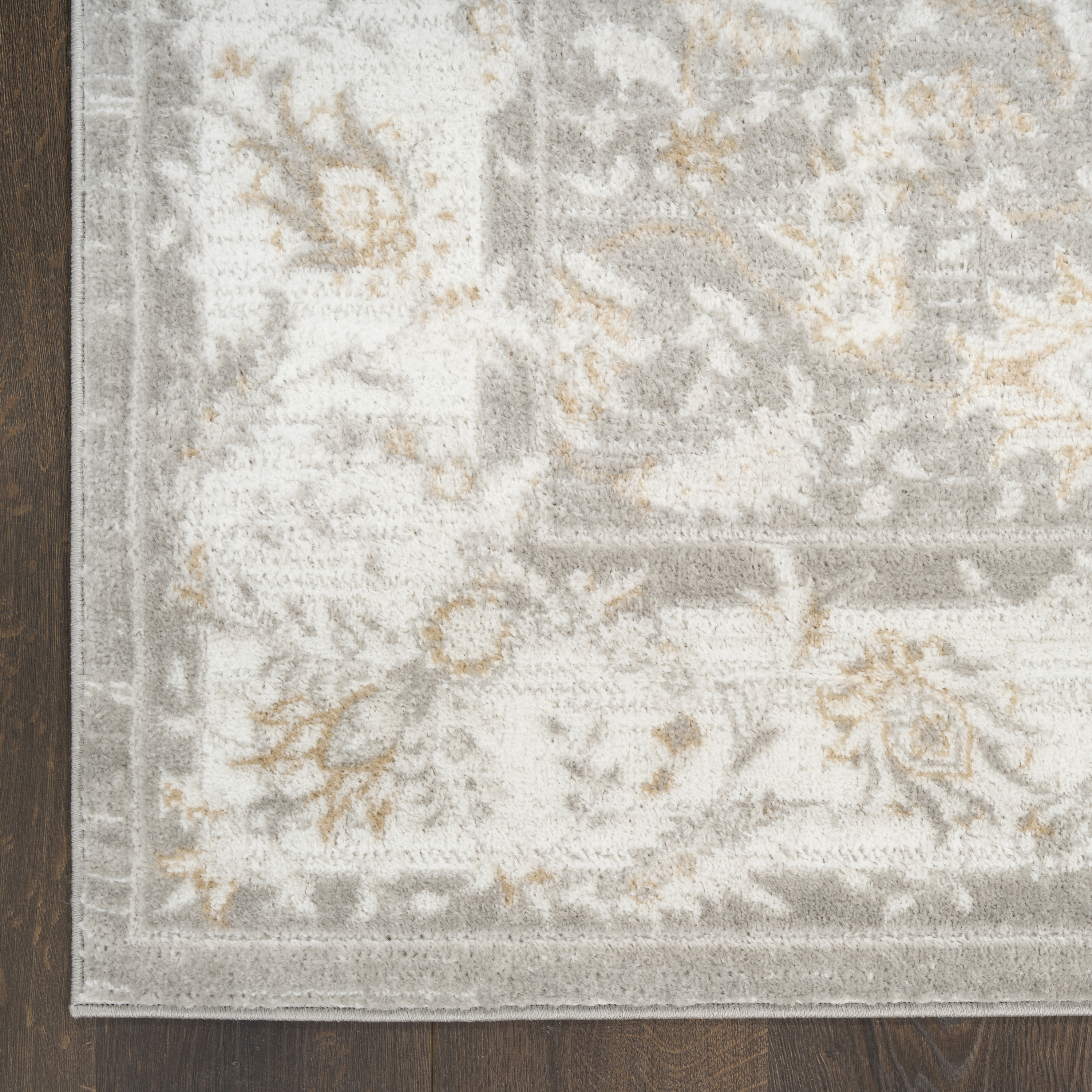 Nourison Dekor 7'10" x 9'10" Ivory Vintage Indoor Rug