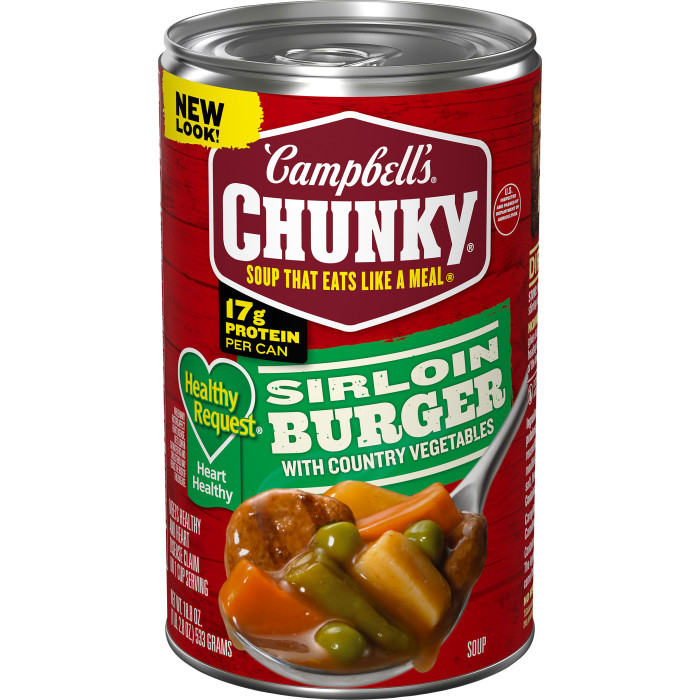 Sirloin Burger with Country Vegetables Soup