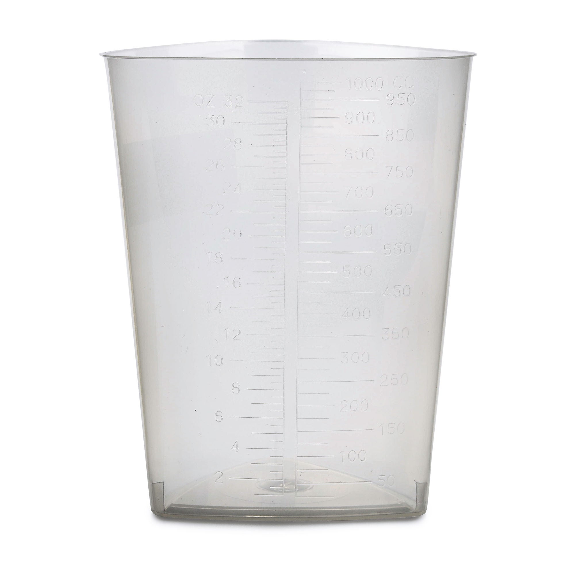 McKesson Triangular Graduated Container, 32 ounce capacity