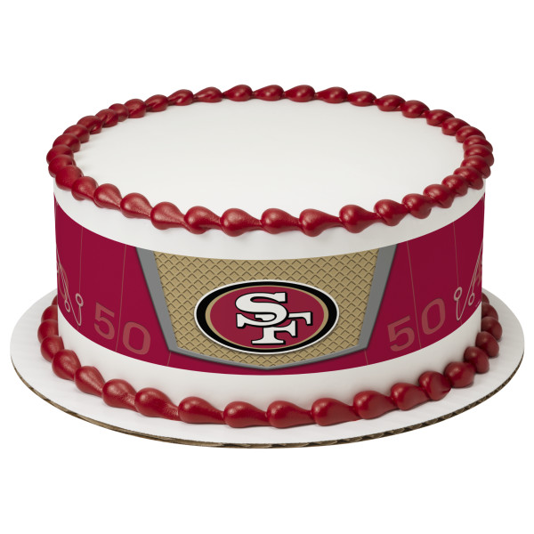 NFL San Francisco 49ers PhotoCake® Edible Image® Strips