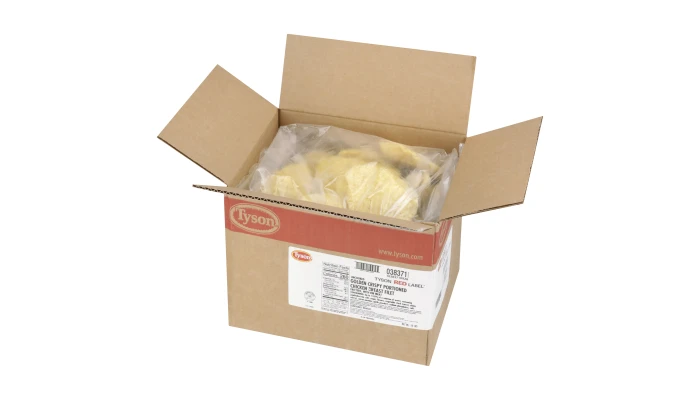 Tyson Red Label® Uncooked Golden Crispy Select Cut Chicken Breast Filet Fritters, 4 oz._image_4