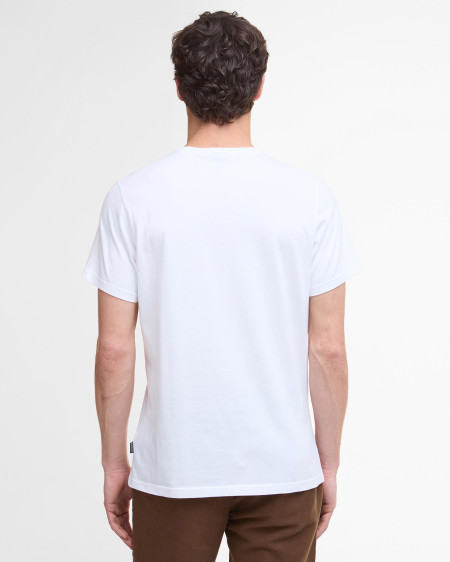 T-Shirt con taschino in tartan Arnside