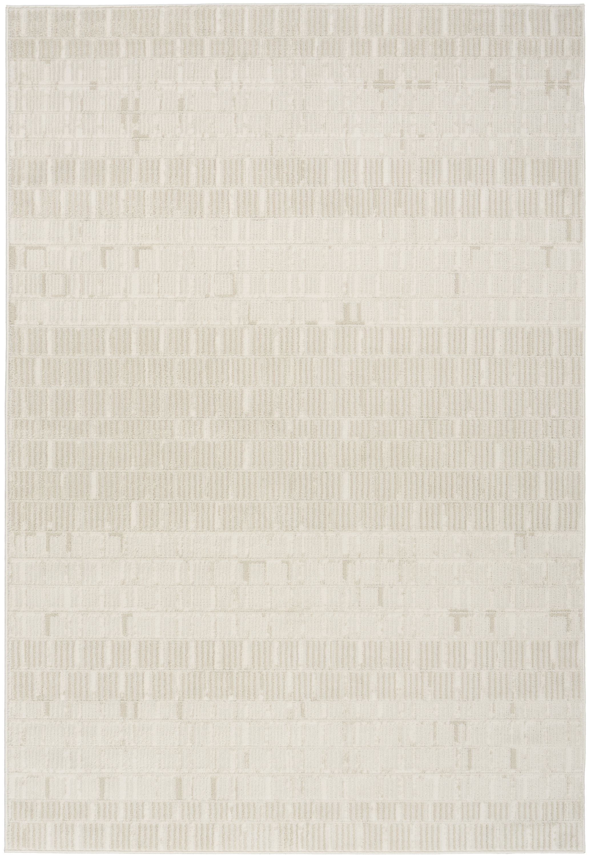 Nourison Nordic 4' x 6' Ivory Modern Indoor Rug