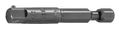 Hex Extension Tool Steel Rust Preventive 3/8 in. Male Square 1/4 in. Male Hex Drive 3 in. L