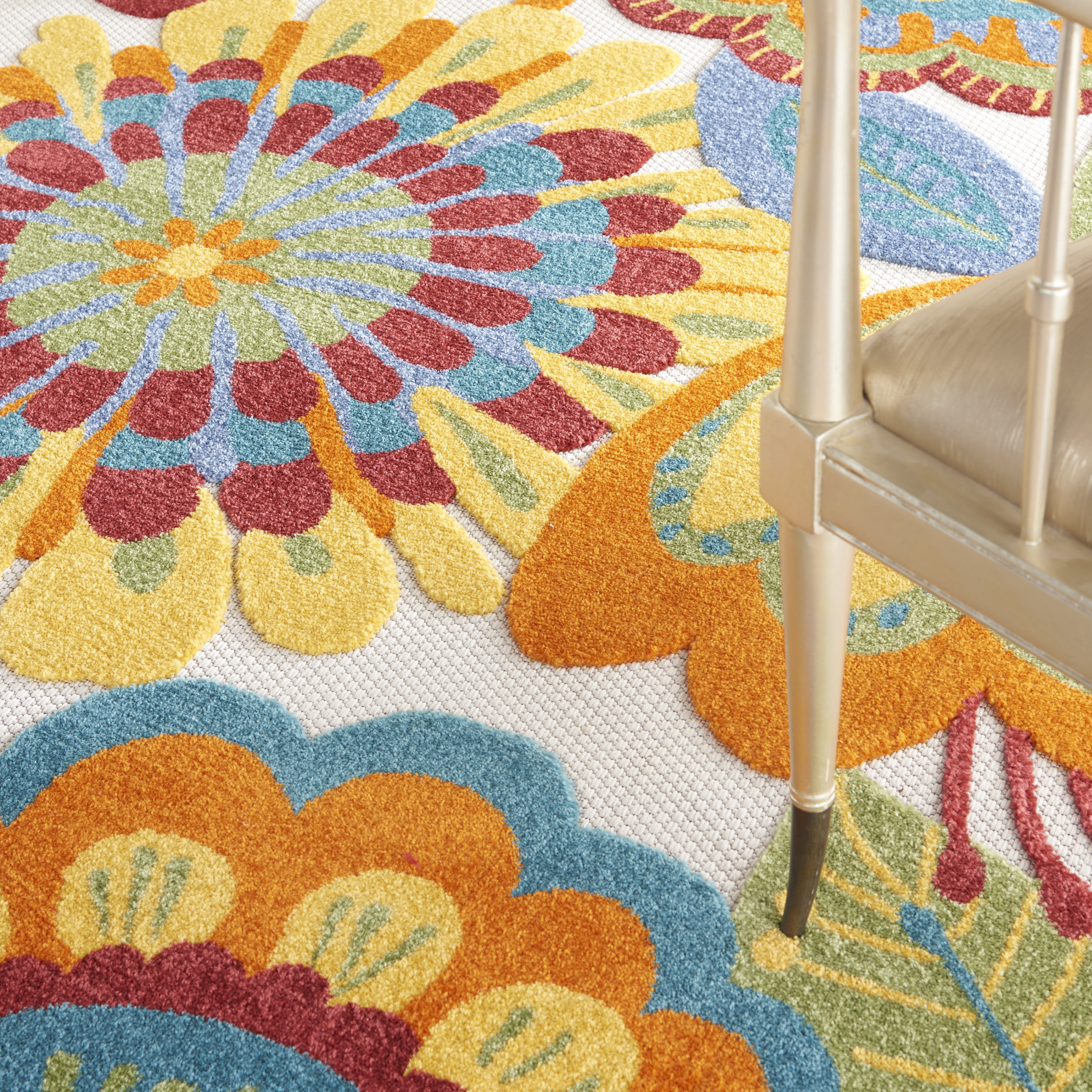Nourison Aloha 7'10" x 10'6" Multicolor Contemporary Rug