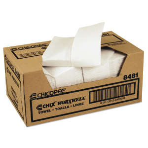 Chicopee Inc, Durawipe®, Heavy Task, 1 ply, 13.50"x15.00", Nonwoven Fabric, Industrial Wipers, White