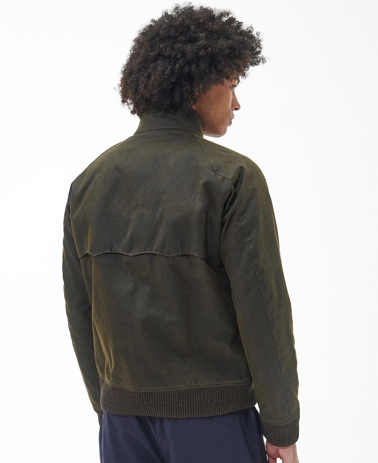 Barbour x Baracuta Porton Waxed Harrington Jacket image number 2