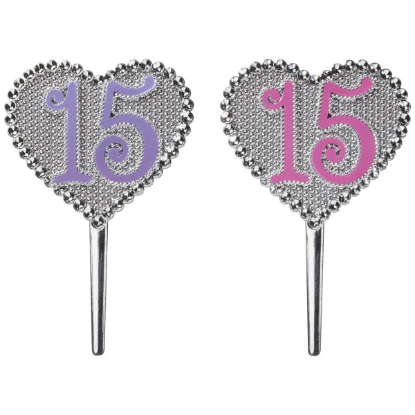 La Quinceañera Pink and Purple 15 DecoPics®