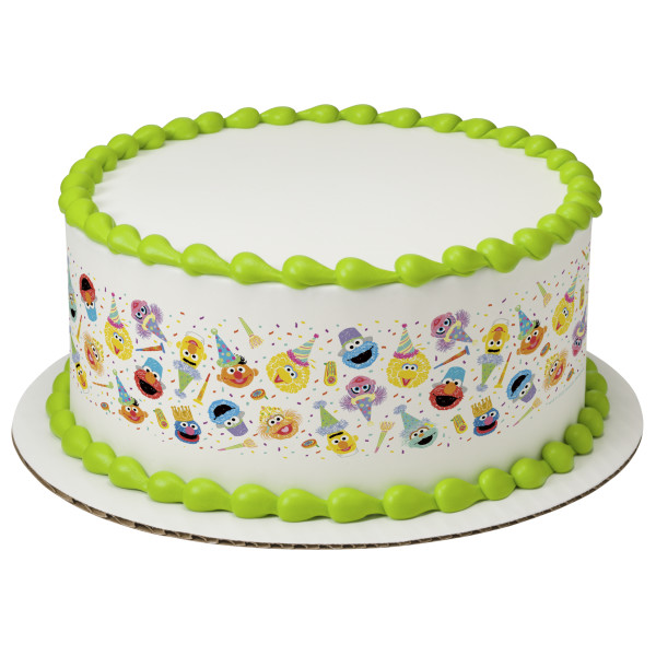 Sesame Street® It's a Party! PhotoCake® Edible Image® Strips