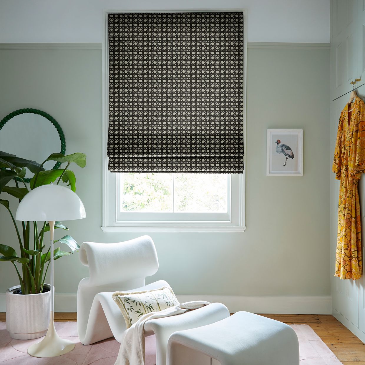 Wyndhams Rattan Umber Roman Blind