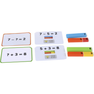 Connecting Number Rods Work Cards