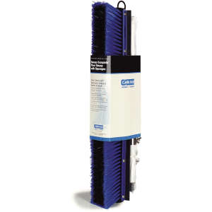 Carlisle, Sweep Complete, 24in, Floor Sweep with Squeegee, Plastic Bristles, Blue
