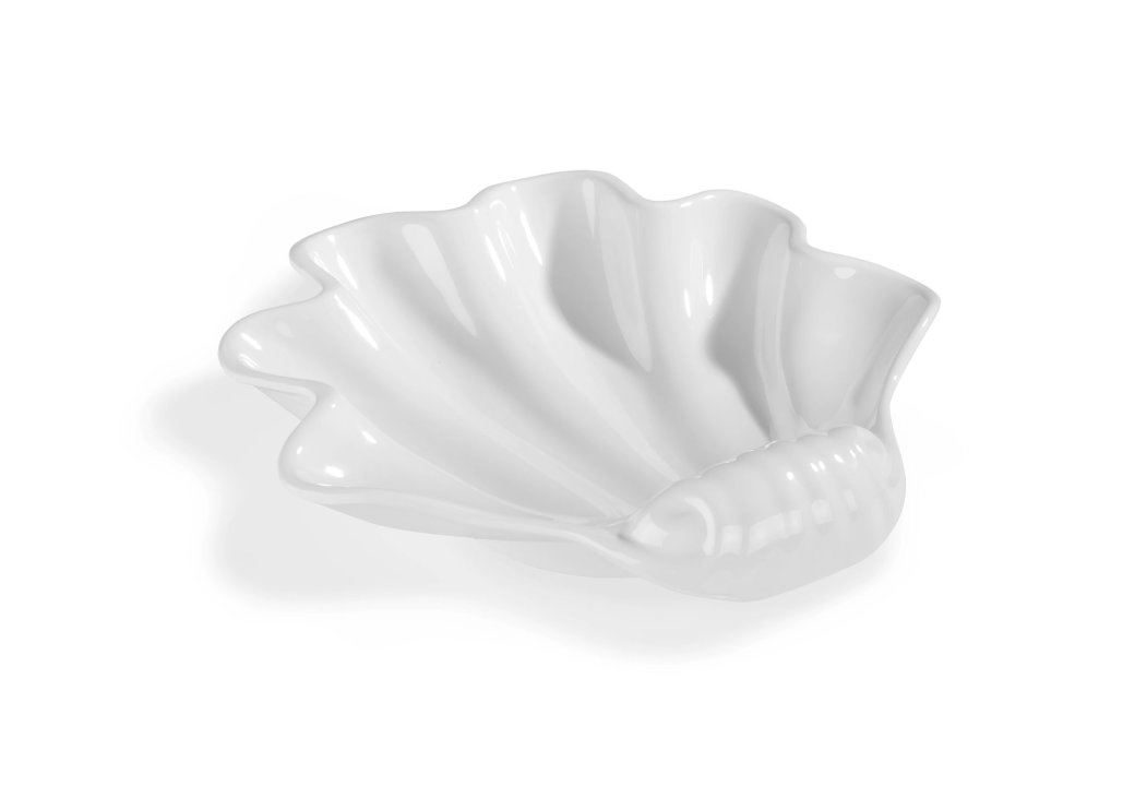 Bandeja de presentación 28,5 x 27,5 cm de melamina blanco