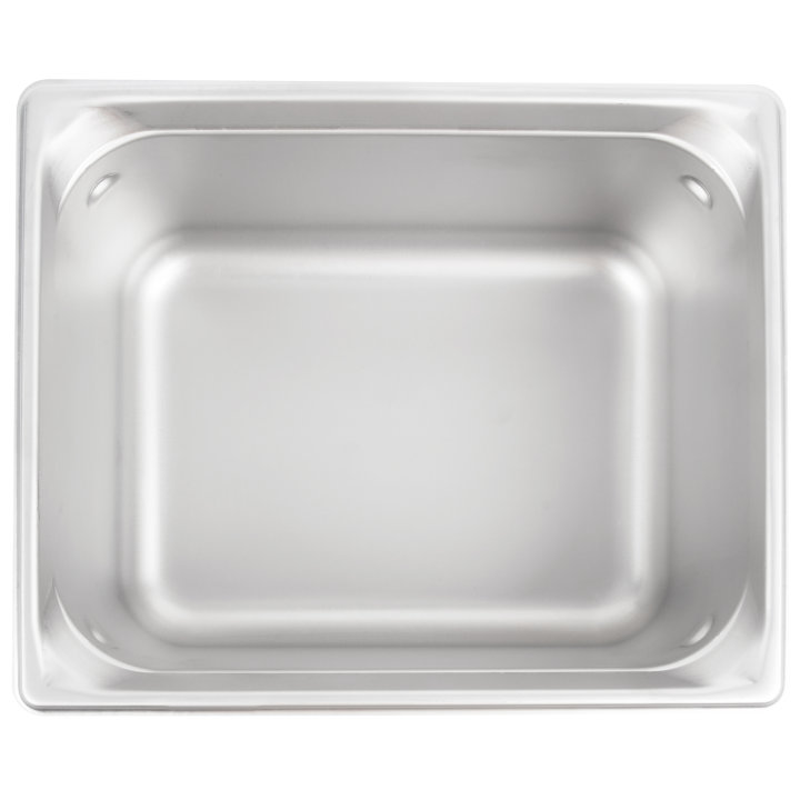 Half-size 6-inch-deep Super Pan 3® stainless steel steam table pan