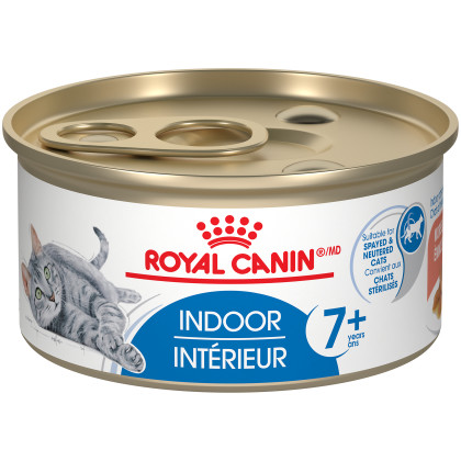 Royal Canin Feline Health Nutrition Indoor 7+ Morsels in Gravy Canned Cat Food