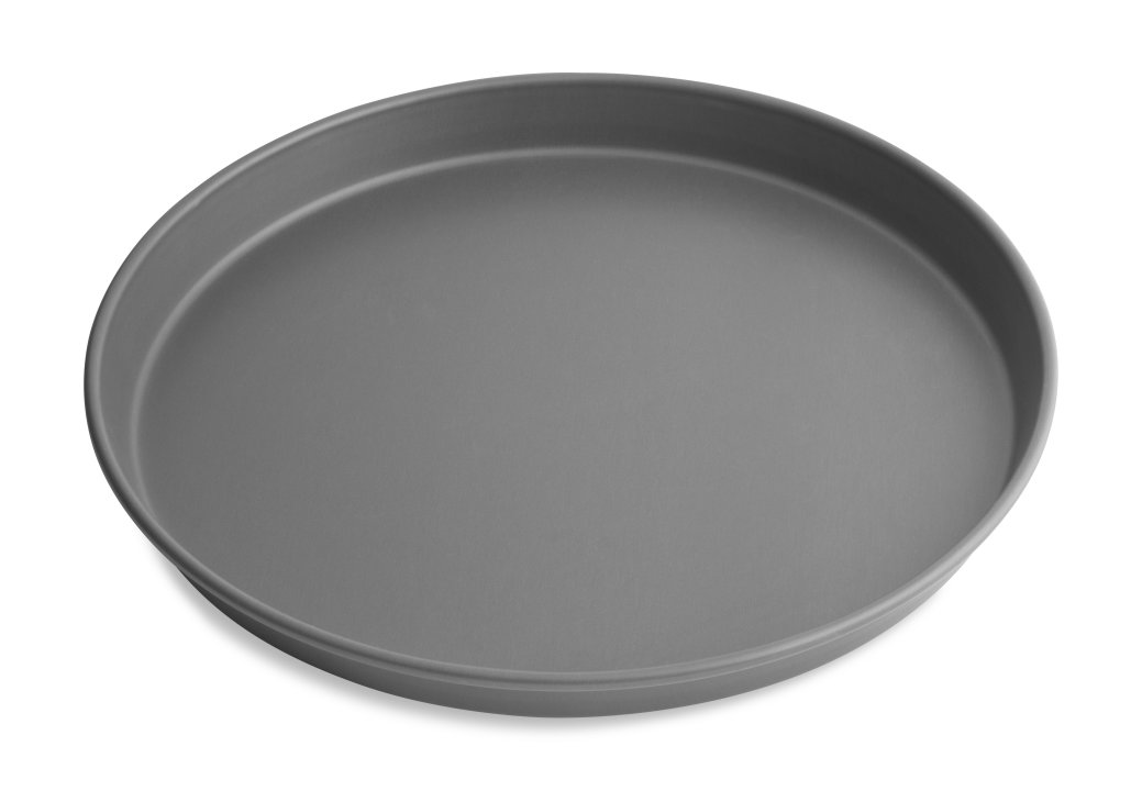 16" Solid Tapered Deep Dish Pizza Pan with Hard Coat Anodized Finish