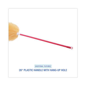 Boardwalk, Lambswool Duster With 26" Plastic Handle, Assorted Colors, Lambswool, Assorted