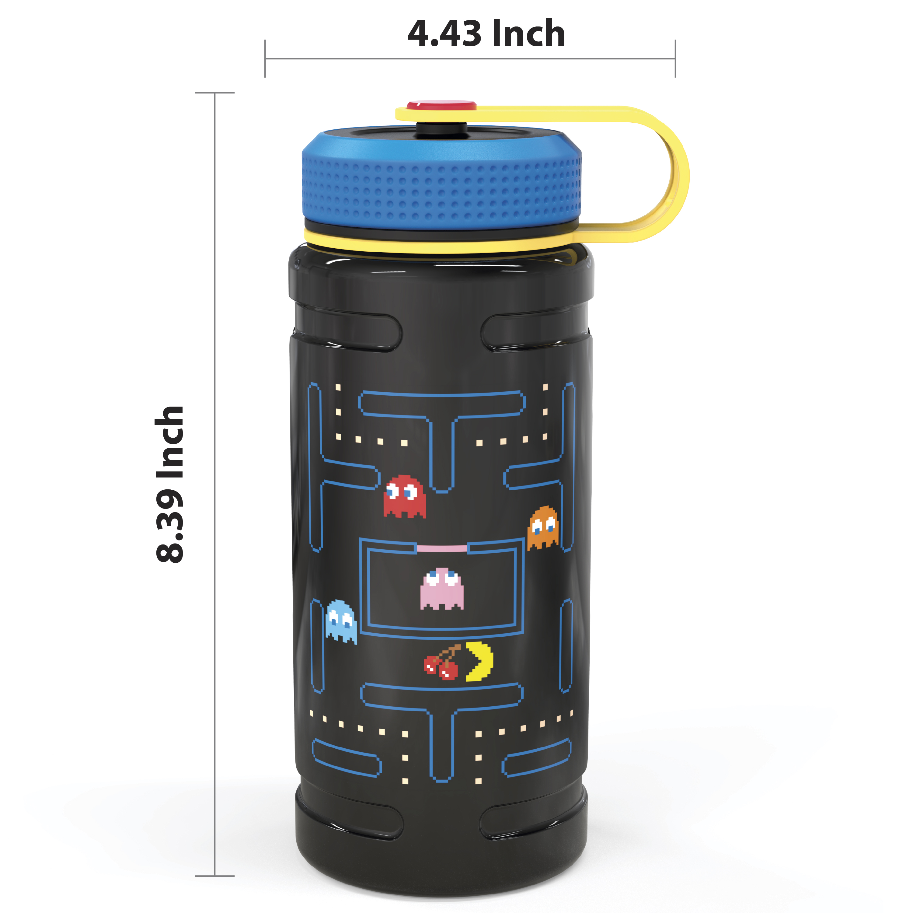 Retro Gaming 24 ounce Stainless Steel Insulated Water Bottle, Pac Man and Ghosts slideshow image 7 Retro Gaming 24 ounce Stainless Steel Insulated Water Bottle, Pac Man and Ghosts slideshow image 7