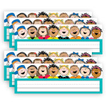 Creative Teaching Press&reg; Stick Kids Name Plates, 9-1/2" x 3-1/4", 36 Per Pack, 6 Packs CTP10694-6