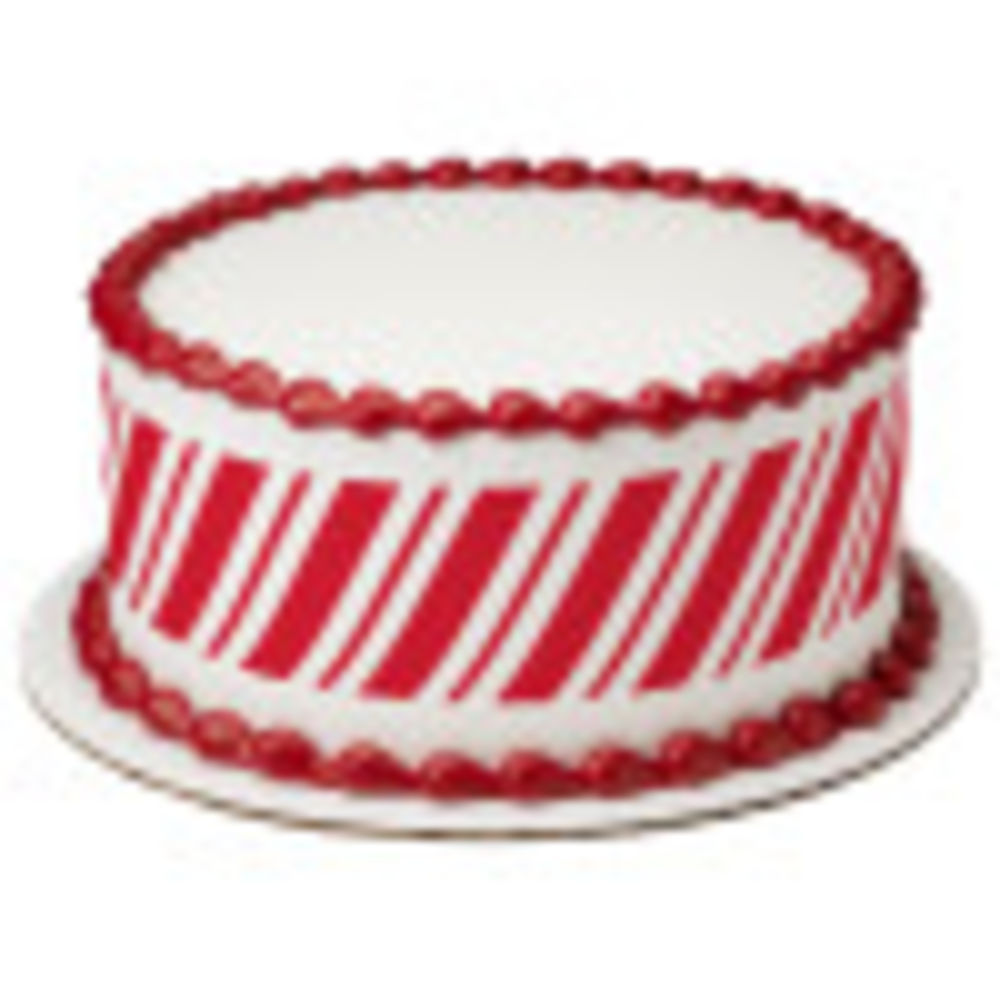 Image Cake Candy Cane Stripes