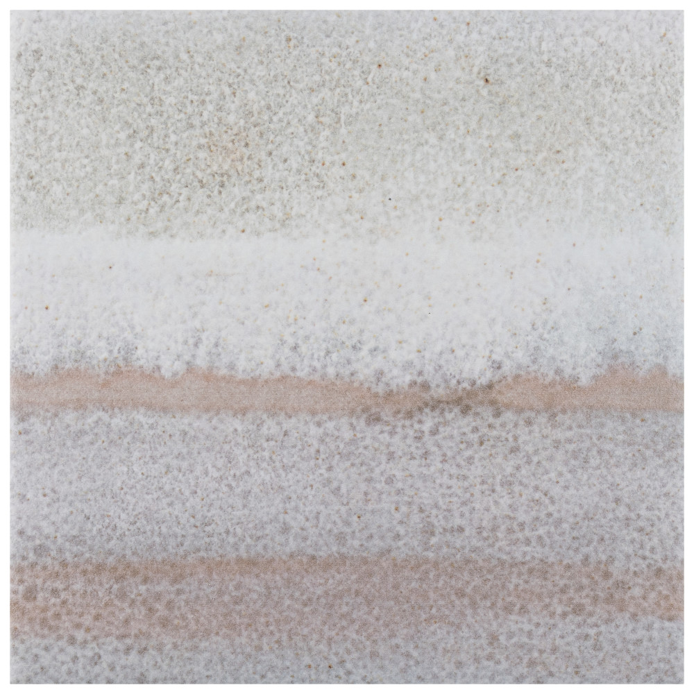 Matter Canvas Taupe Green 6 in. x 6 in. Porcelain Floor and Wall Tile